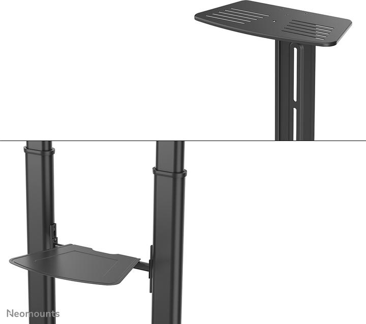 Produktbild Neomounts PLASMA-M1950E ist ein mobiler Bodenständer für Flachbild-Fernseher bis, Höhenverstellbar (100 kg, 31")