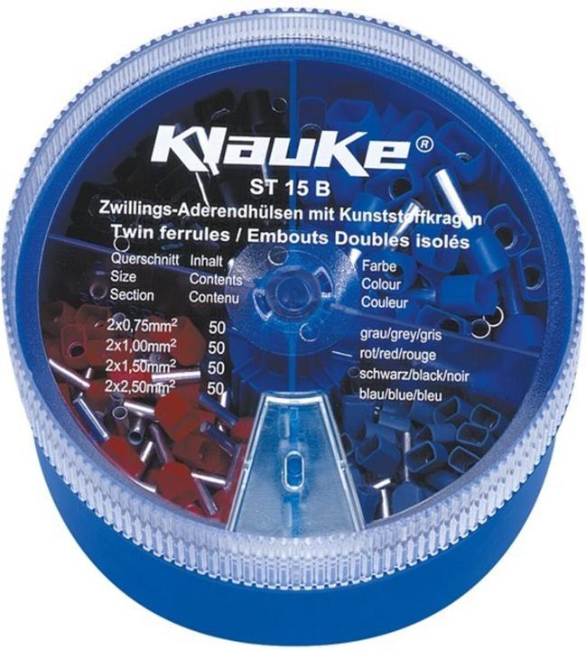 Actual product image Klauke s ferrules assortment Sortimet 0.75 2.50 mm²