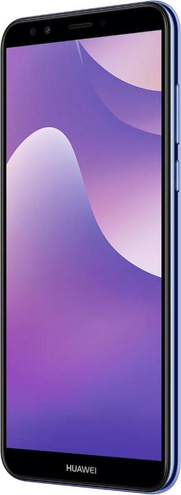 Actual product image Huawei Y7 2018 (16 GB, Blue, 5.99", Dual SIM + SD, 4G)