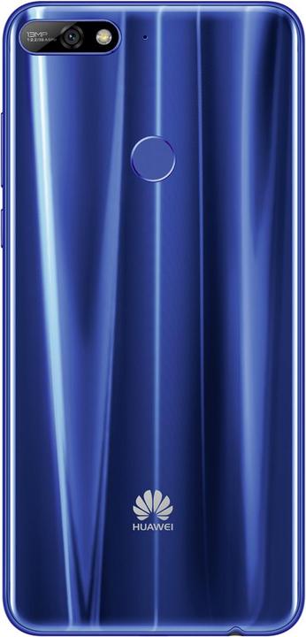 Actual product image Huawei Y7 2018 (16 GB, Blue, 5.99", Dual SIM + SD, 4G)