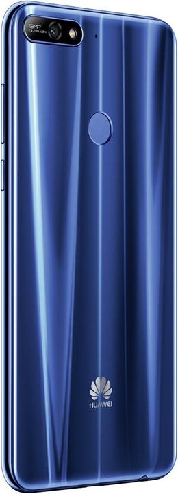 Actual product image Huawei Y7 2018 (16 GB, Blue, 5.99", Dual SIM + SD, 4G)