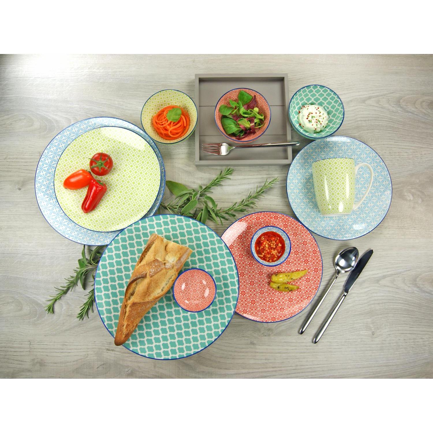 Thumbnail - CreaTable, Geschirrset, Mediterran (16 Stück)