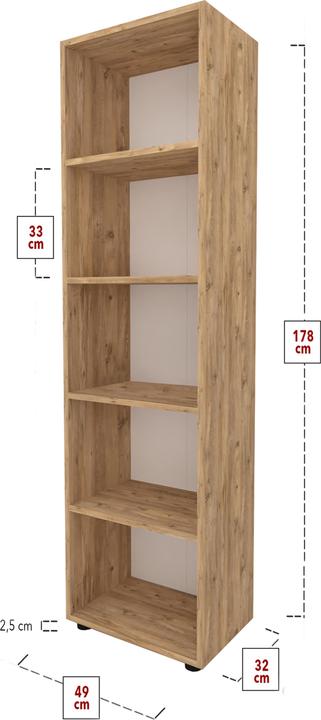 Produktbild VCM Ulas (49 x 32 x 178 cm)