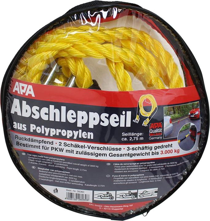 Actual product image APA Tow rope