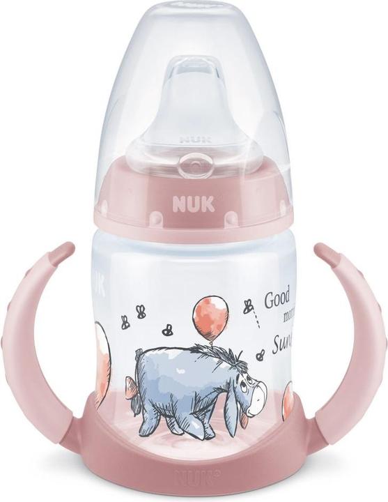 Immagine prodotto NUK Disney Winnie the Pooh First Choice Baby Bottle Temperature Control, 150ml, 6-18 mesi, ros... (150 ml)