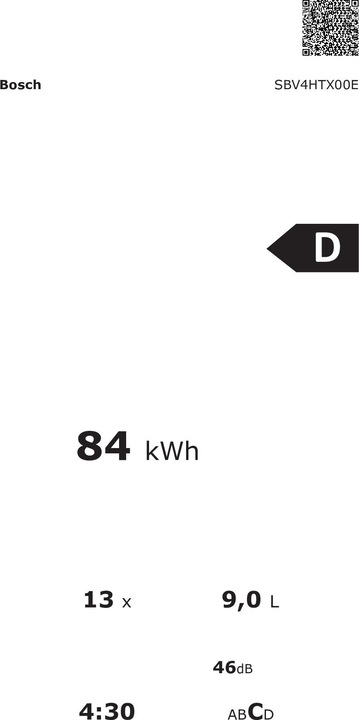 Image du produit Bosch Hausgeräte Série 4, Lave-vaisselle entièrement intégré, 60 cm, XXL, SBV4HTX00E