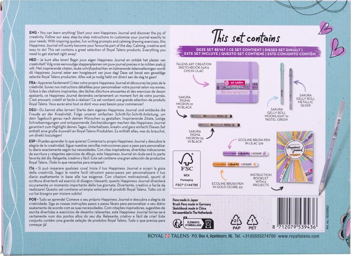 Produktbild Talens Journal Set Happiness 8-teilig (8x)