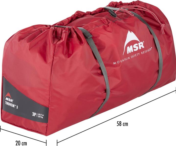 Produktbild Msr Tindheim 3 (Tunnelzelt, 2.91 kg, 3 Personen)