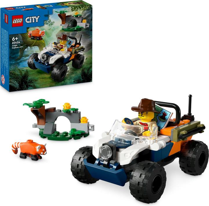 Image du produit LEGO 60424 Quad explorateur de la jungle (60424, LEGO City)
