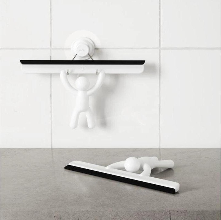 Actual product image Umbra BUDDY Adhesive Squeegee, white