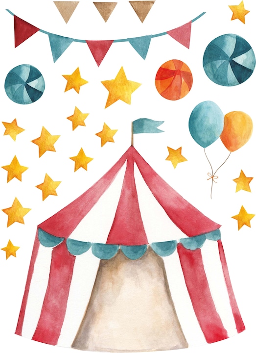 Image du produit Papierdrachen Cirque (2 x 22 x 32 cm)