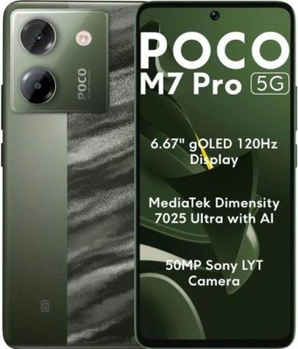 Image du produit Xiaomi Poco M7 Pro (512 Go, Vert, 6.67", Double SIM)