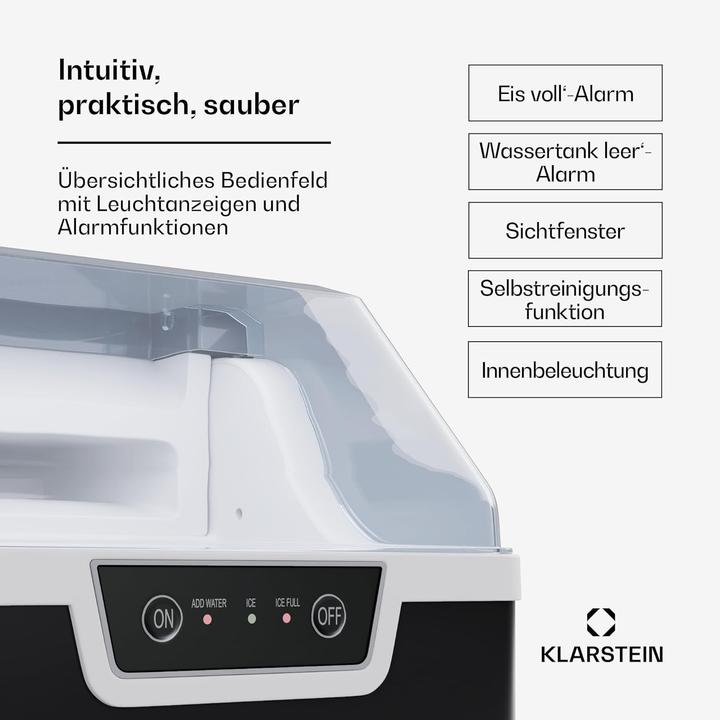 Actual product image Klarstein Ice cube machine