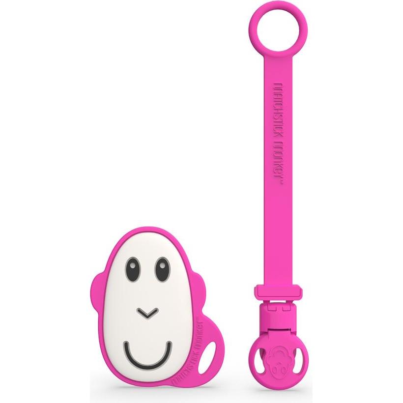 Thumbnail - Matchstick Monkey, Beissring, Geschenkset Schnullerclip & flacher Beissring