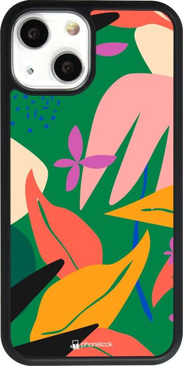 Actual product image PhoneLook Coque Silicone rigide noir Abstract Jungle (Apple iPhone 13 mini)