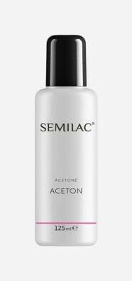 Actual product image Semilac Acetone for removing hybrid lacquers 125ml