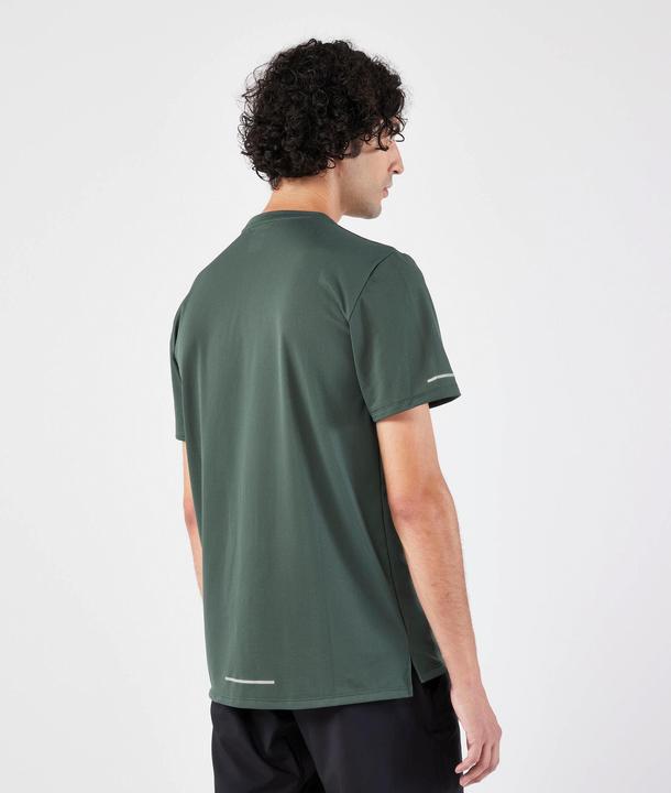 Image du produit Kiprun Maillot de course à manches courtes homme respirant - Run 500 Dry vert foncé (XL)