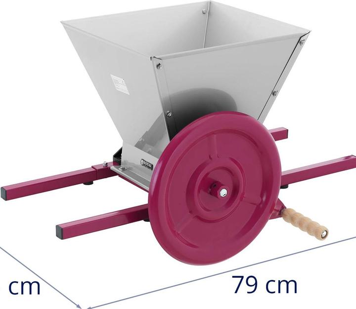 Actual product image Royal Catering Fruit Crusher - manual - 27 L -