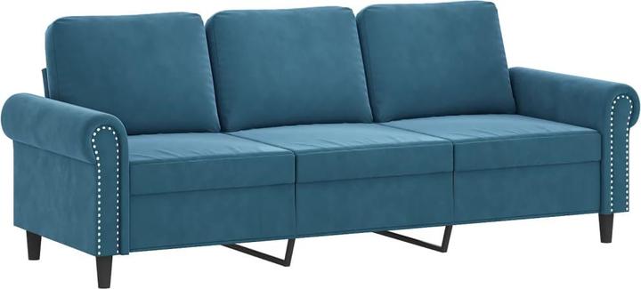 Produktbild vidaXL 3-Sitzer-Sofa 180 cm Samt (3-Sitzer)