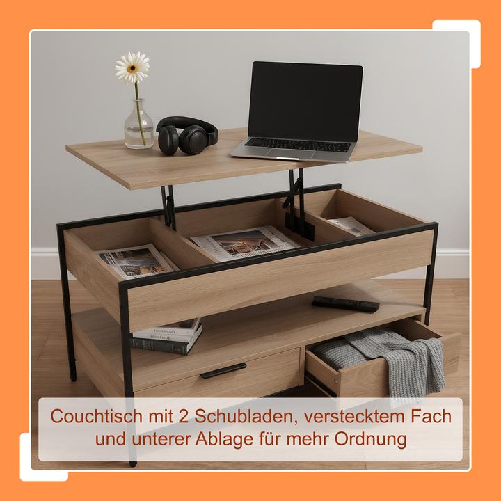 Image du produit Relaxdays Couchtisch