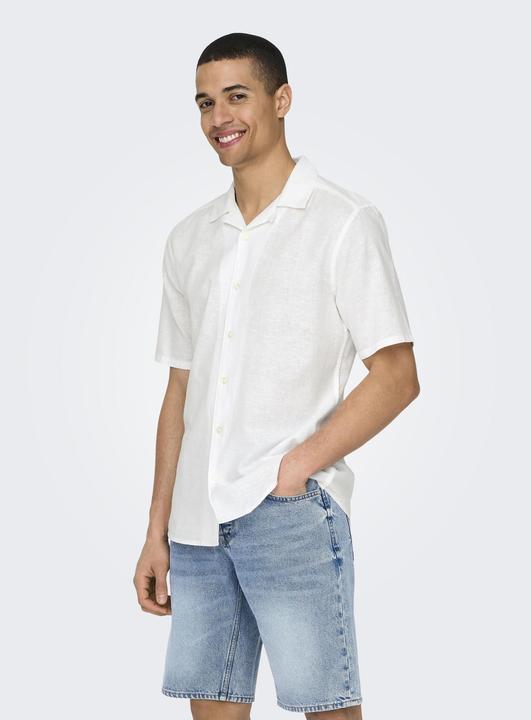 Immagine prodotto Only & Sons Camicia a maniche corte a tinta unita (XL)