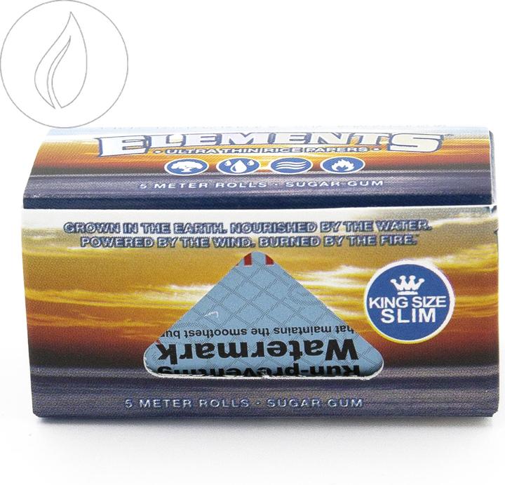 Actual product image Elements Blue Rolls King Size Slim 5m