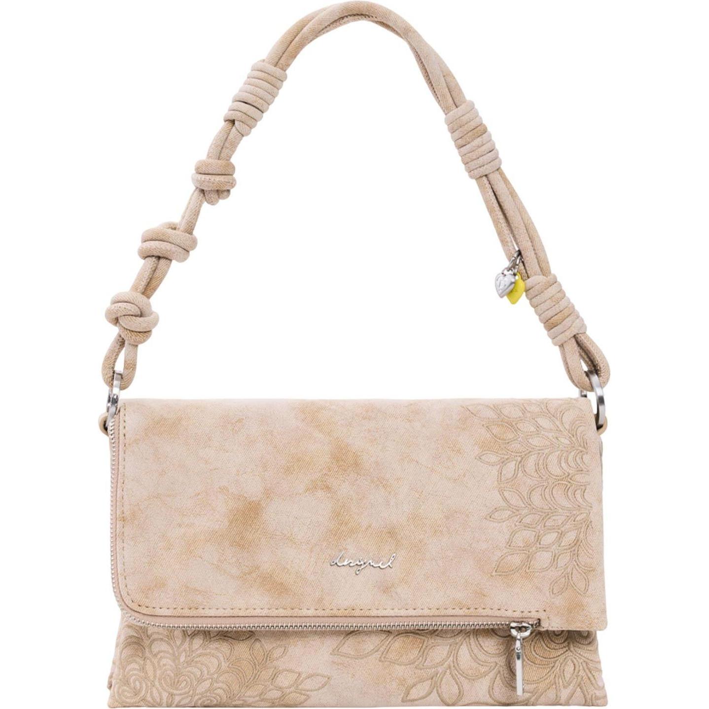 Desigual Donna Beige Donne, Borsetta, Sierra Sand Murano Bag,