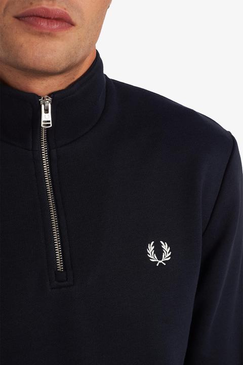 Produktbild Fred Perry Sweatshirt mit halbem Reissverschluss (S)