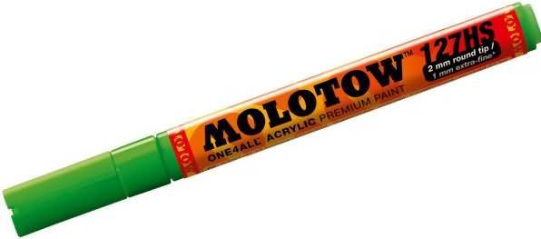 Actual product image Molotow Permanent marker One4All 127 HS refillable 2mm kacao77 universes green (kacao77 universes green, 2 mm, 1 x)