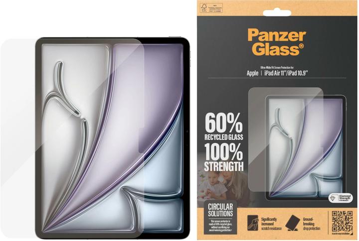 Actual product image PanzerGlass Ultra-Wide Fit (1 pcs., Apple iPad Air 11 2024, Apple iPad Pro 11 2024)