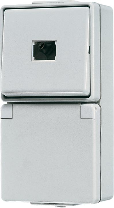 Actual product image JUNG 671W electric switch pushbutton switch white