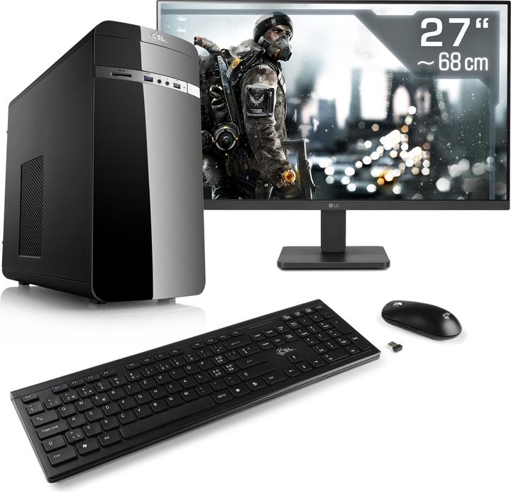 Image du produit CSL Office PC M11330H, QWERTZ Layout (CH) (500 Go, 16 Go, Intel Core i5-12400, UHD Graphics 730)