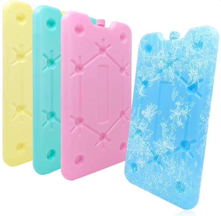 Image du produit Com-four 4 Stück bunte Kühlakkus