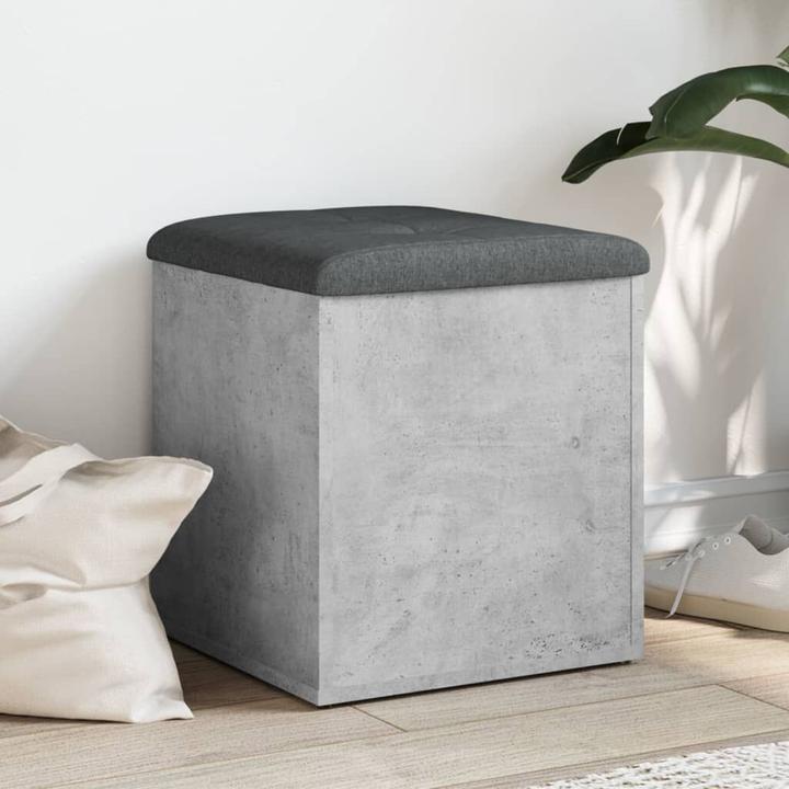 Immagine prodotto VidaXL Panca con contenitore in cemento grigio 42x42x45 cm (42 cm)