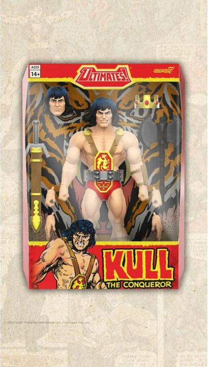 Actual product image Super7 Conan the Barbarian Ultimates action figure Kull The Conqueror 18 cm