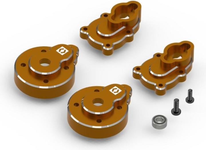 HPI Jeu de moyeu arrière à portique en aluminium (orange/2 pièces)