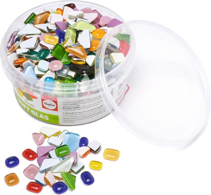Image du produit Rayher Mélange de mosaïques de verre Soft