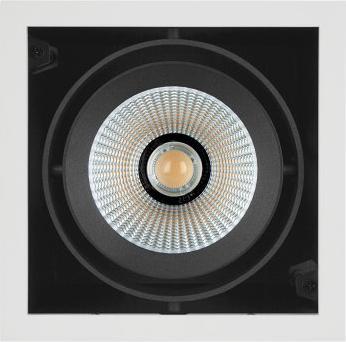 Image du produit Ledvance Spot LED encastrable orientable à flamme unique Spot Multi 1X30W/4000K FL WT/BK 30W 4000K 2700lm