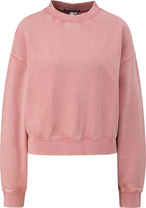 Produktbild s.Oliver Sweatshirt Gewaschenes Sweatshirt mit kleiner Stickerei (M)