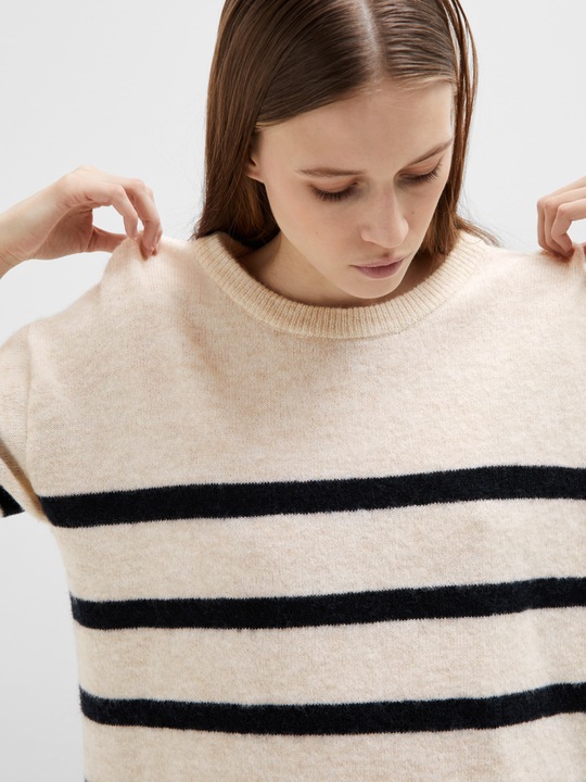 Produktbild Selected Femme Kurzärmeliges Strickoberteil (XXL)