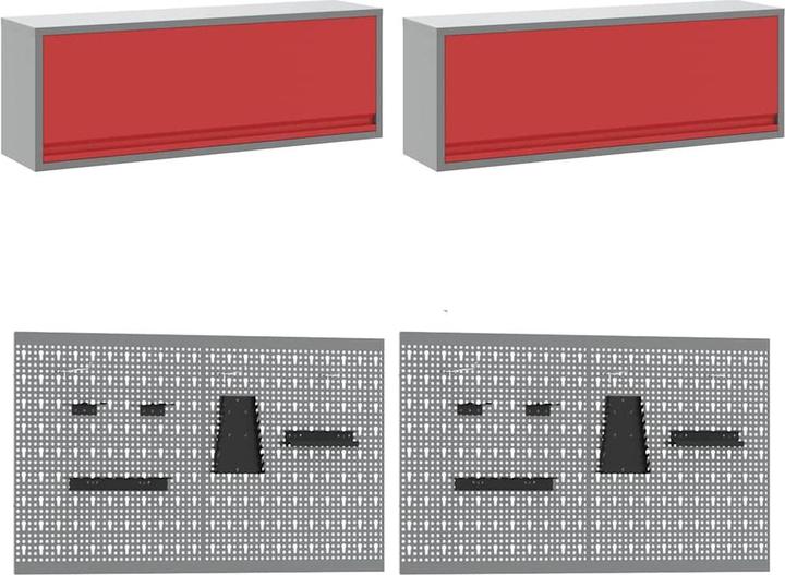 Produktbild vidaXL Werkstattschrank (55 cm, 200 cm)