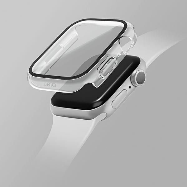 Actual product image Uniq etui Nautic Apple Watch Series 7/8 45mm przezroczysty/dave clear