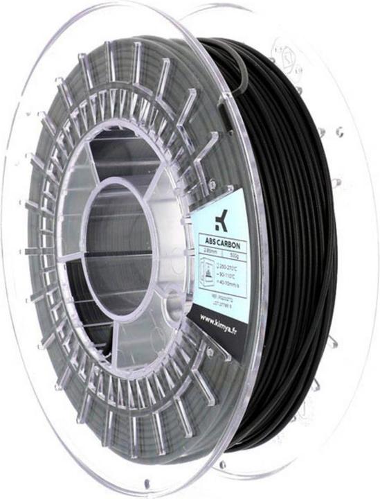 Produktbild Kimya Filament (ABS, 1.75 mm, 500 g, Schwarz)