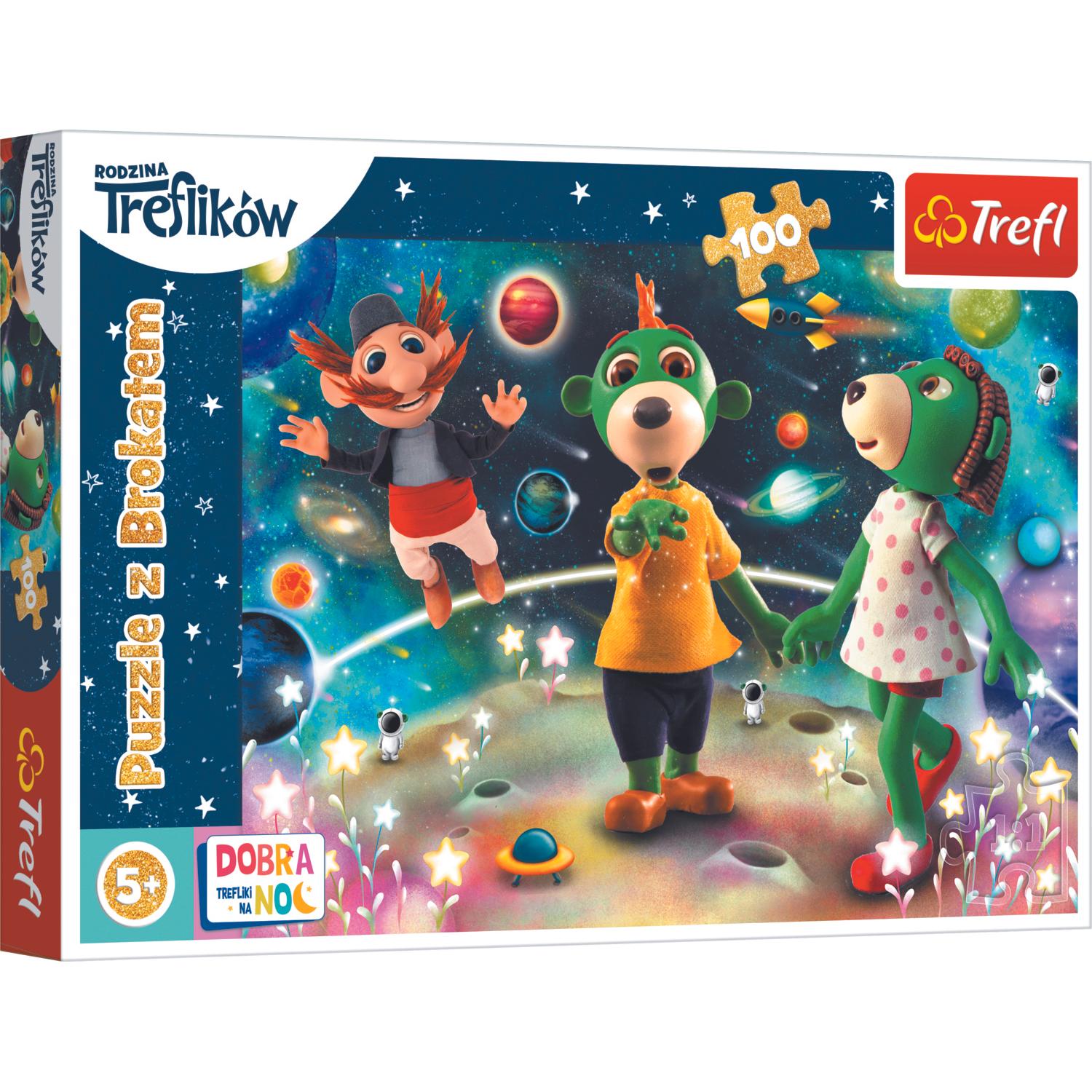 Trefl Puzzle bestehen aus 100 Teilen und wurden für alle kleinen Puzzle-Liebhaber entworfen. Nach dem Zusa (100 Teile)
