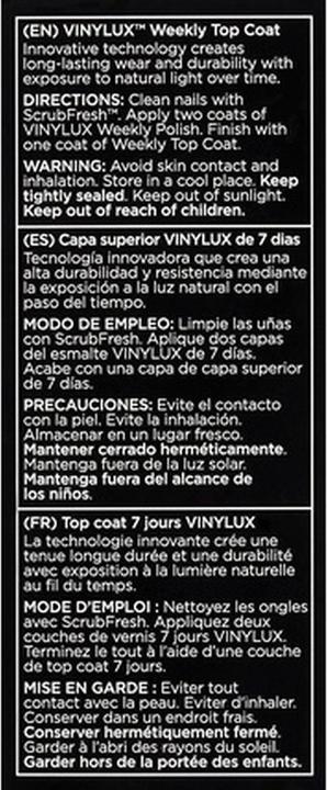 Image du produit CND Vinylux (Piscine noire, Vernis couleur)