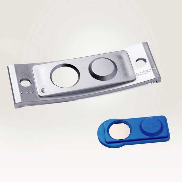 Produktbild Badgepoint POL20MA66-10DR Namensschilder, 64 x 22 mm, metallfarben