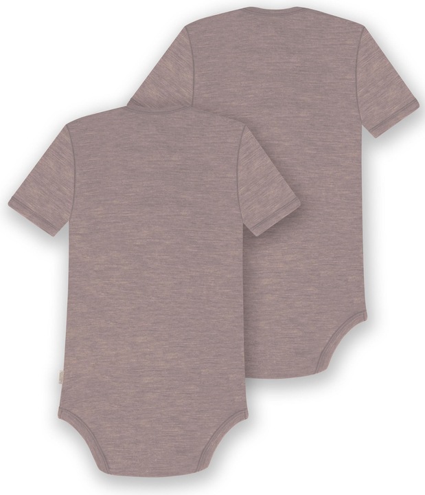 Produktbild Normani 2er Set Baby Merino Body Kurzarm „Tauranga" - 9289 (68)