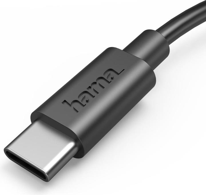 Produktbild Hama Ladekabel, USB-A - USB-C, 0,5 m, Schwarz (0.50 m, USB 2.0)
