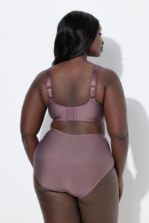 Actual product image Ulla Popken Kelly Fit Pinstripe Support Bra (Single pack, 105 E)