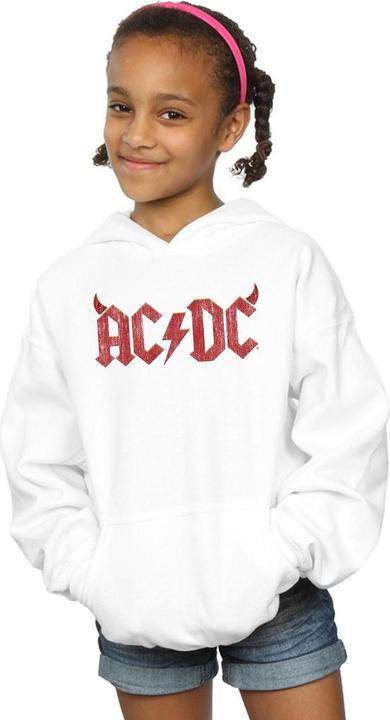 Produktbild AC/DC Horns Logo Kapuzenpullover Mädchen (152, 158)